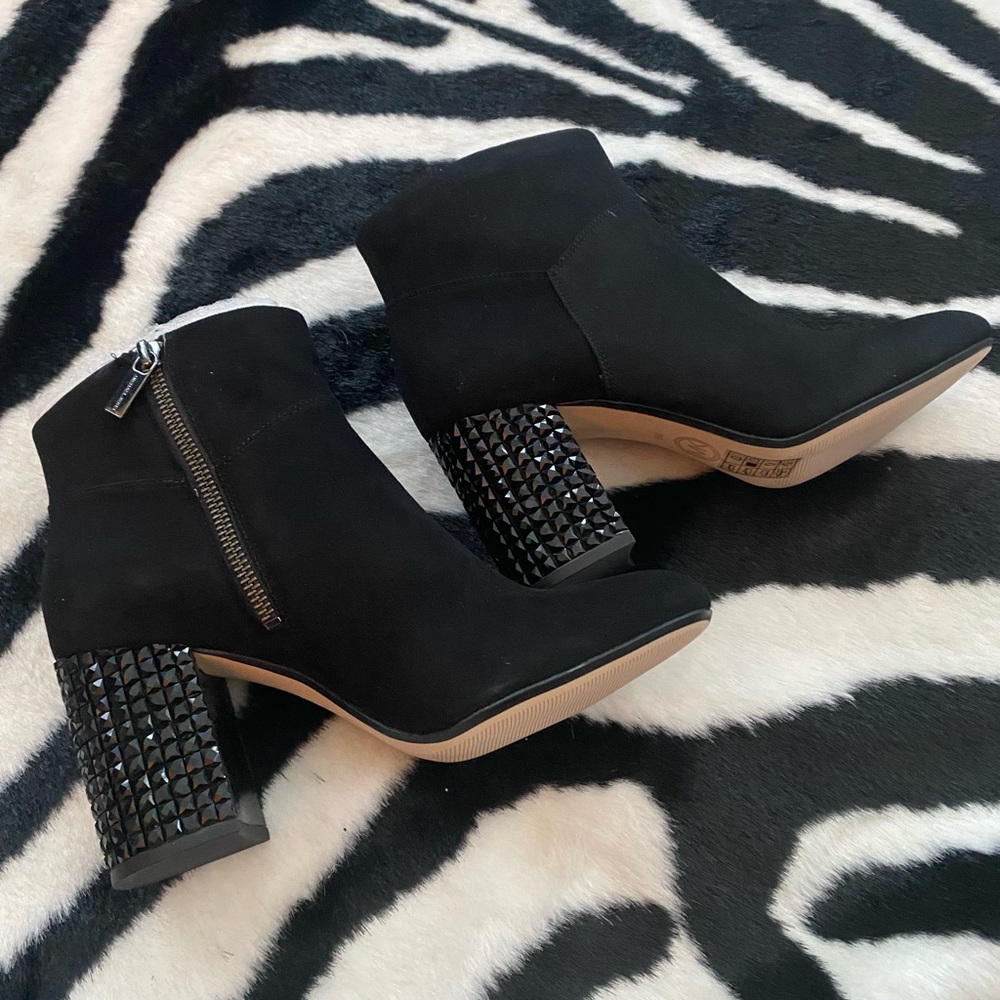 Michael Kors Arabella Side Zip Ankle Suede Boot